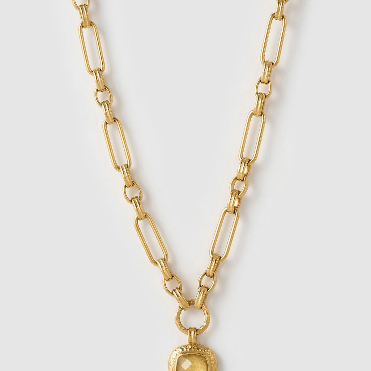 Mason Necklace - Citrine