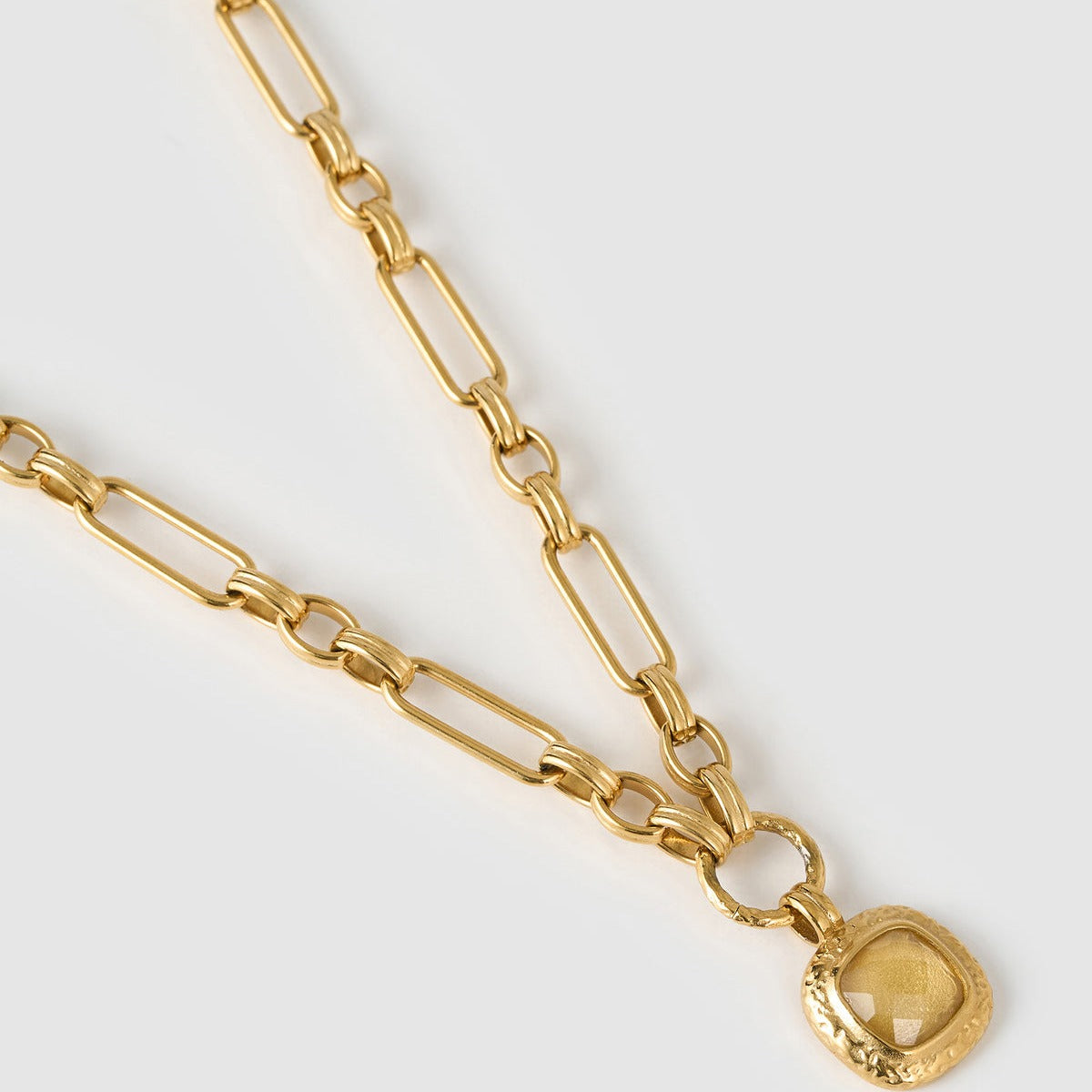 Mason Necklace - Citrine