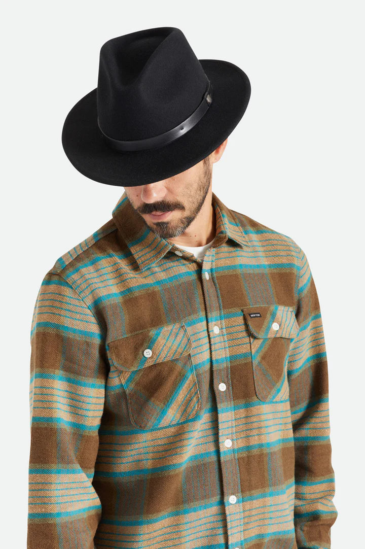 Messer Fedora - Black and Black