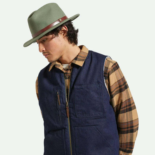 Messer Fedora - Light Moss