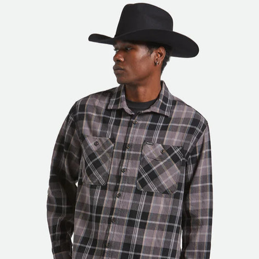 Vintage Wash Flannel -Black/Charc/Beige/Slate