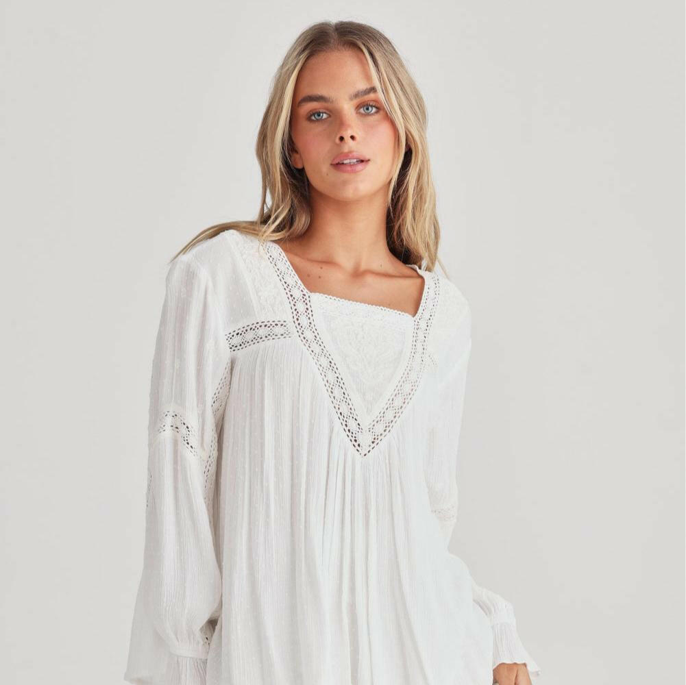 Exhale Blouse - Off White