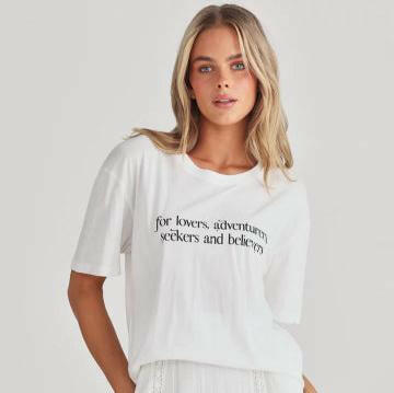Lovers Relaxed Tee - White