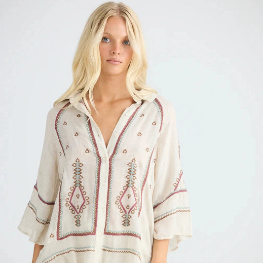 Ithika Shirt - Light Natural