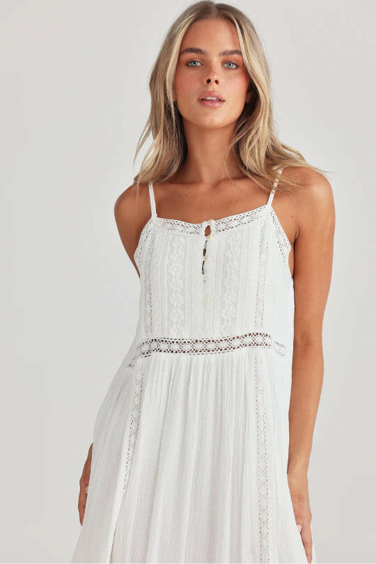 Inhale Dress - White