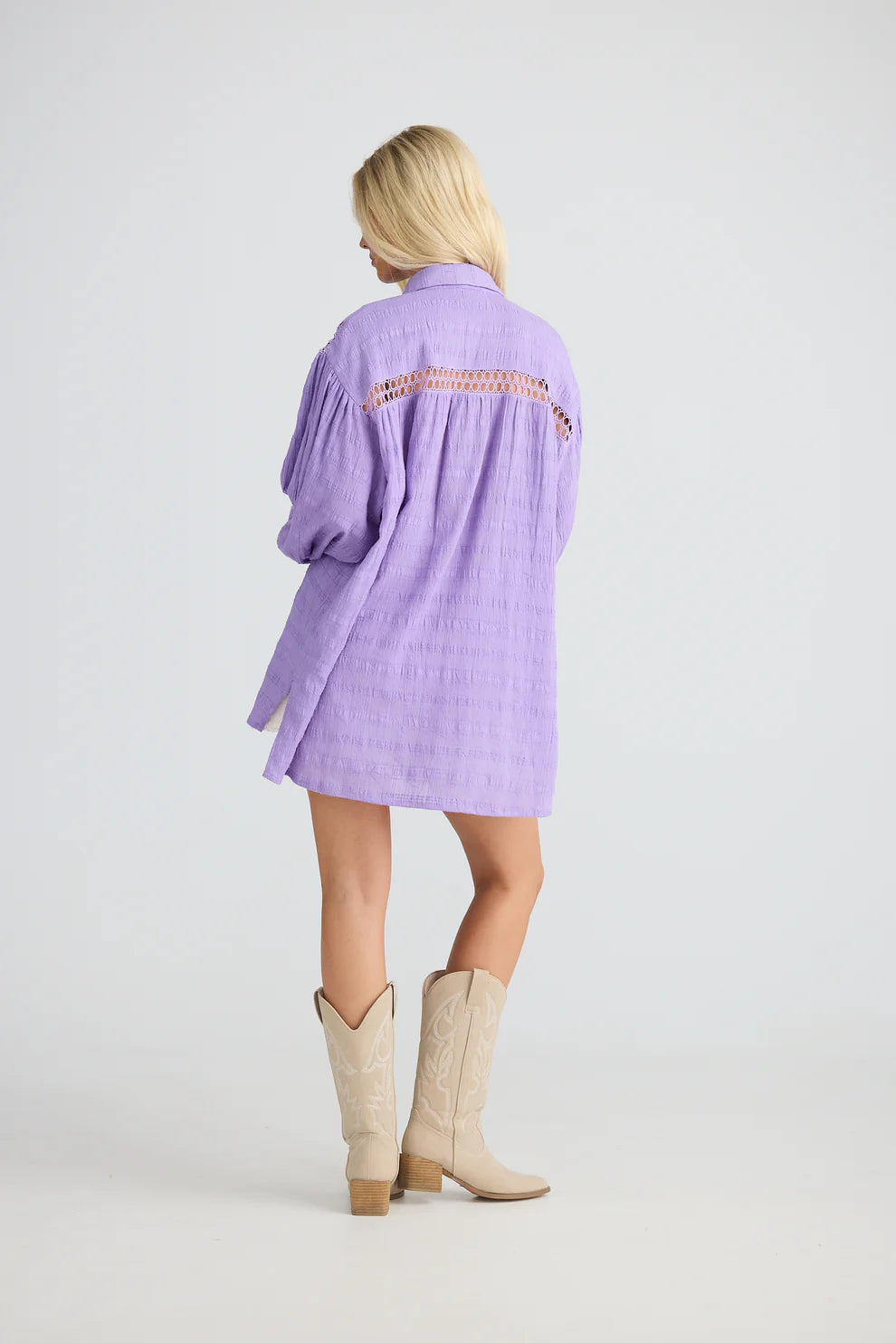 Leilani Shirt - Lilac Breeze