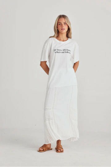 Lovers Relaxed Tee - White