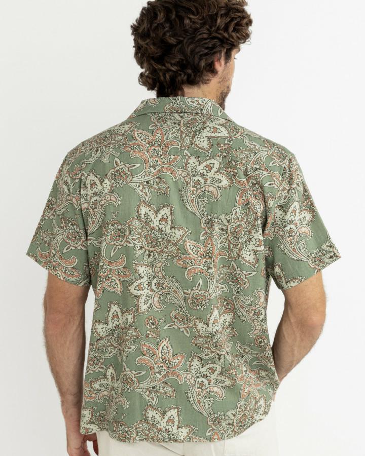 Paisley SS Shirt - Green Tea