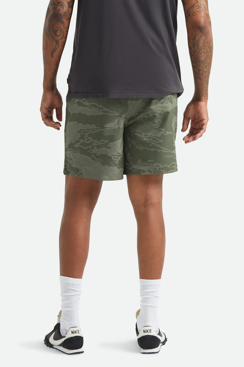 Journey Active Short - Olive Tiger Camo