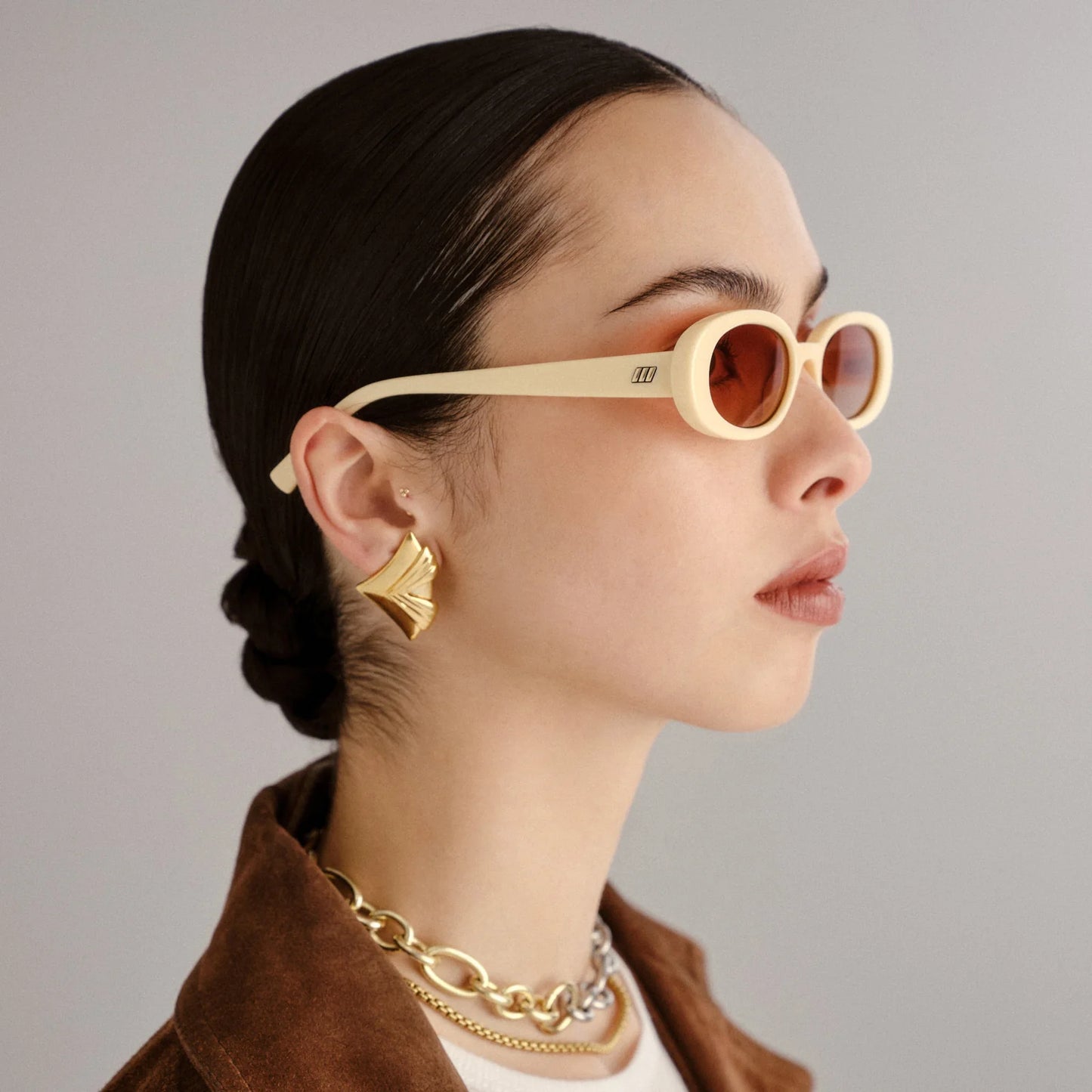 Outta Love Sunglasses - Ecru