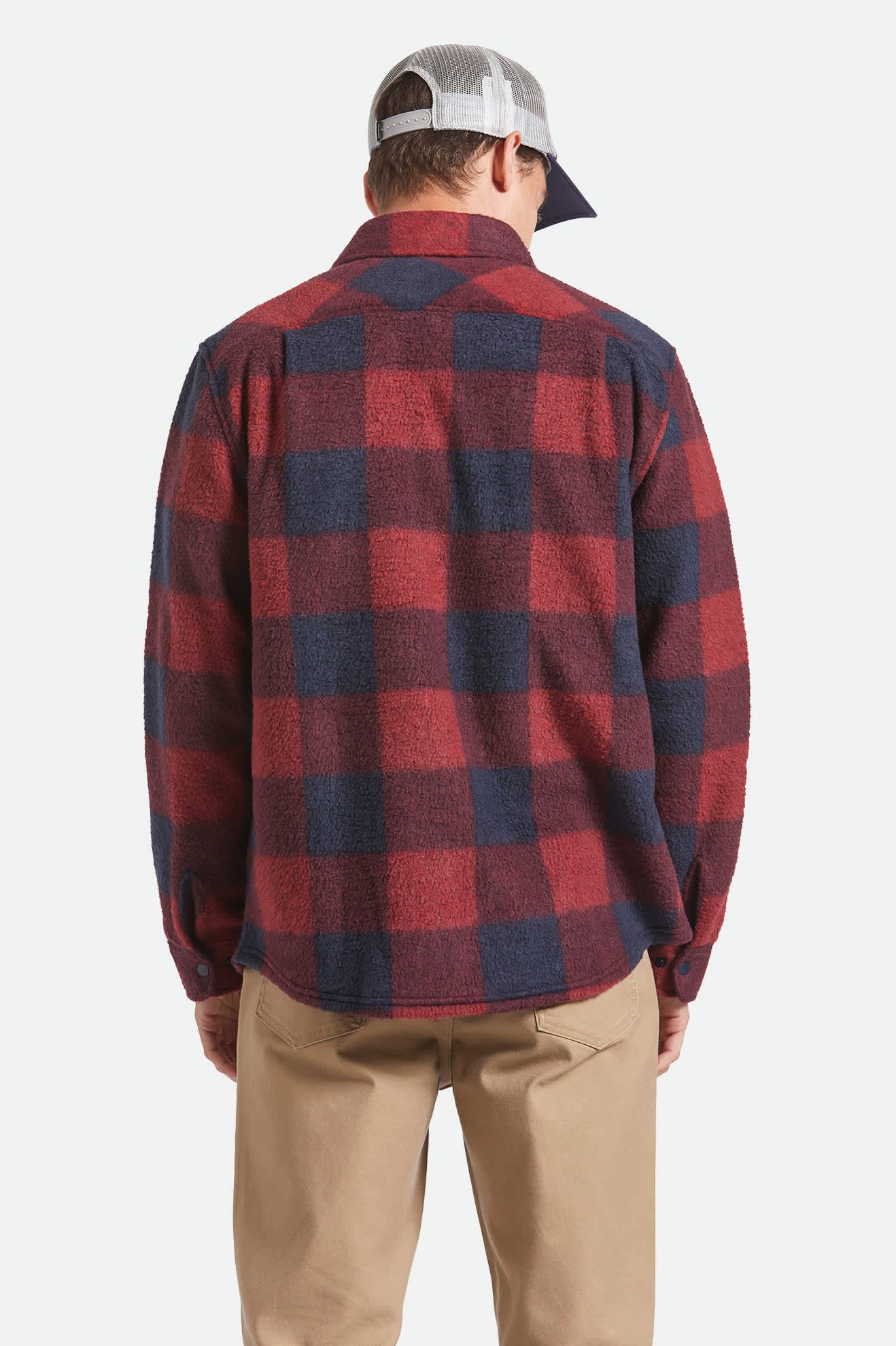 Bowery L/S Arctic Stretch Fleece - Adrenaline Rush / Mood Indigo PL