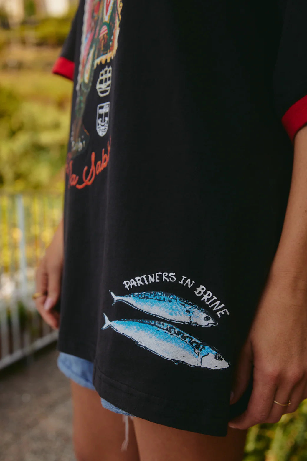 The Portugal Love Notes Tee - Black
