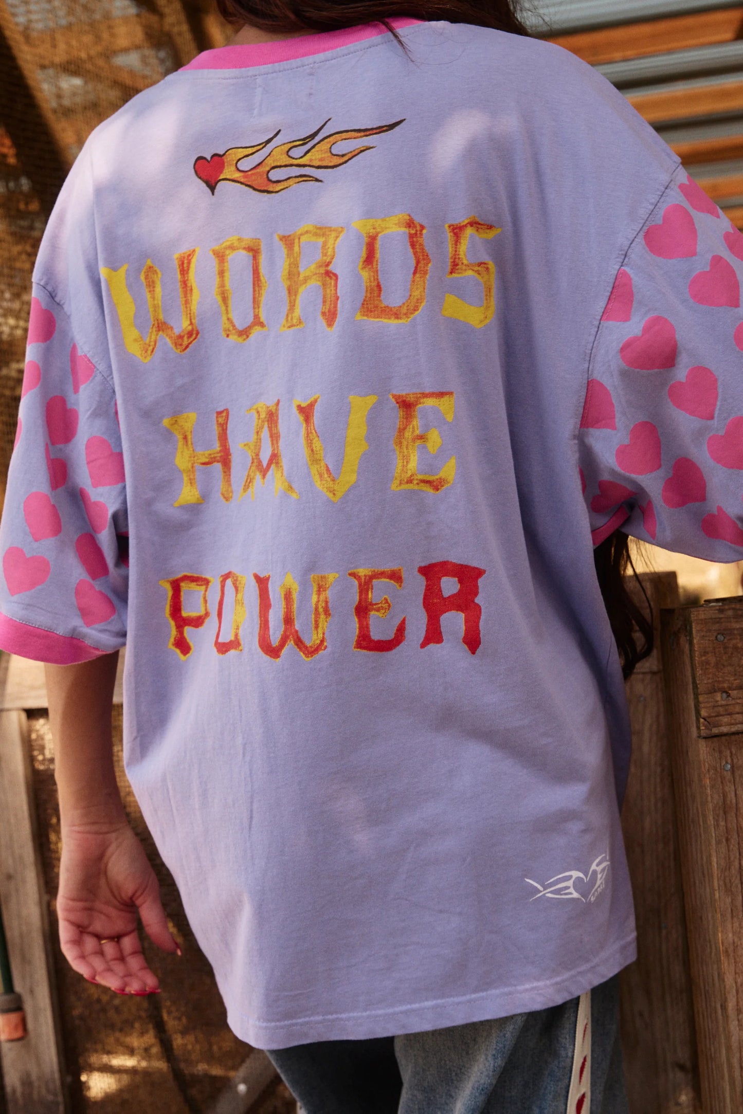 The Words Have Power Pegasus Tee - Lilac