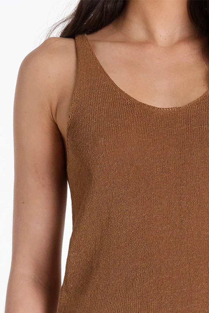 Raya Knit Top - Toffee