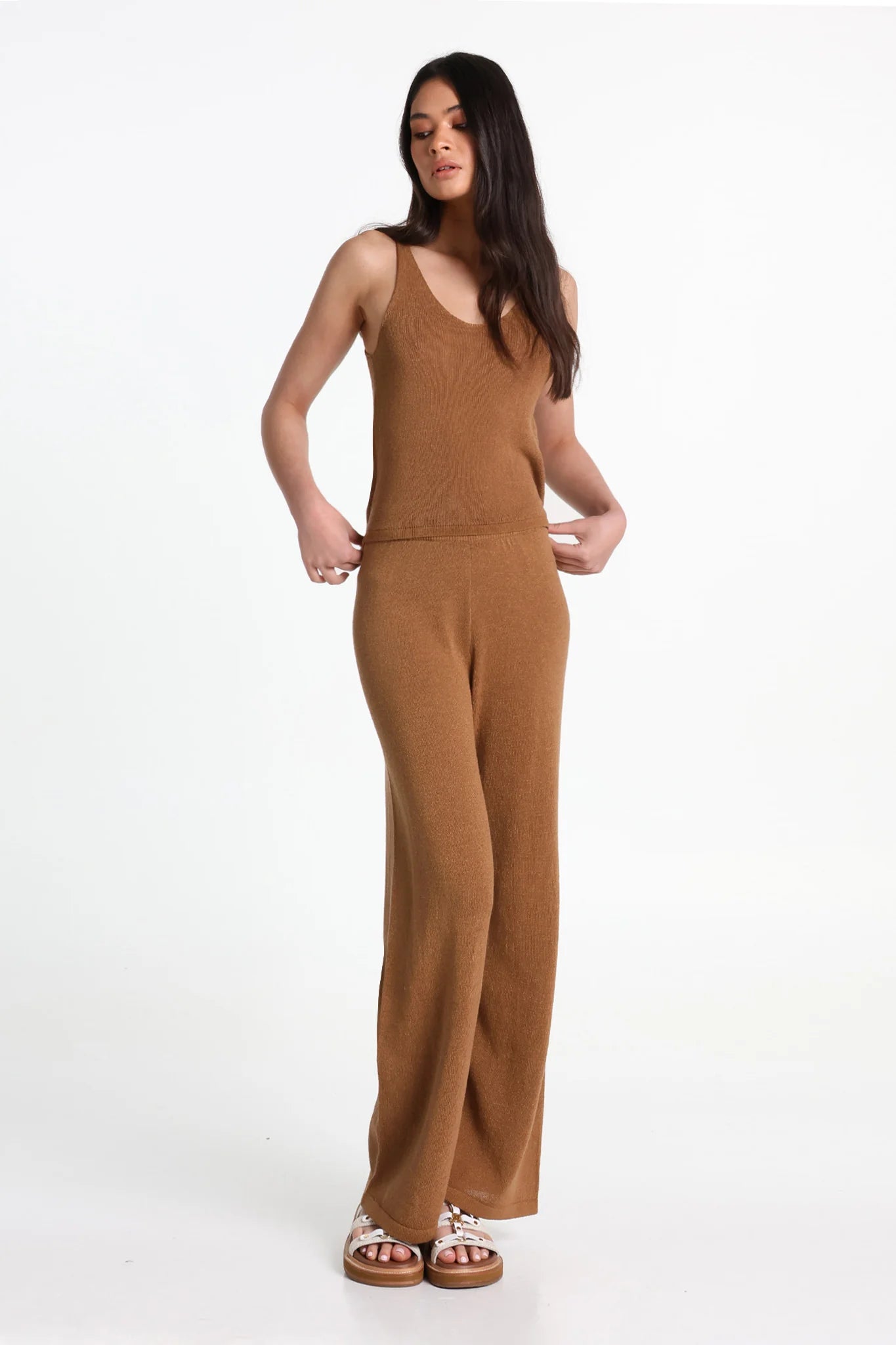 Raya Knit Top - Toffee