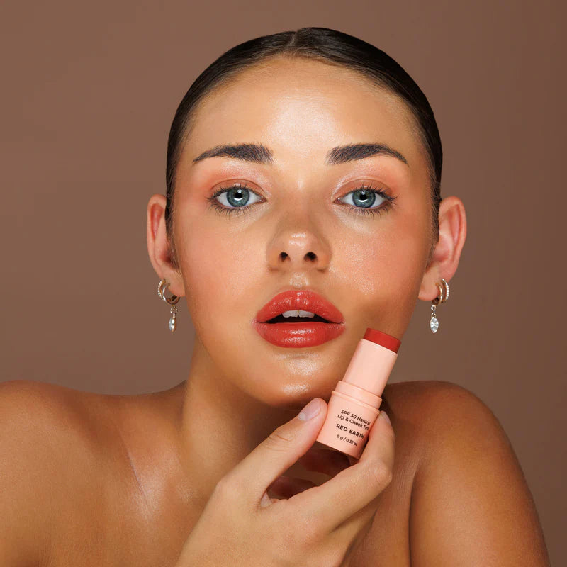 Natural Lip and Cheek Tint - Red Earth