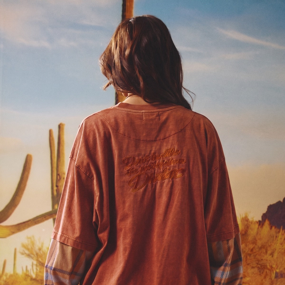 The Rodeo Romeo LS Tee - Rust