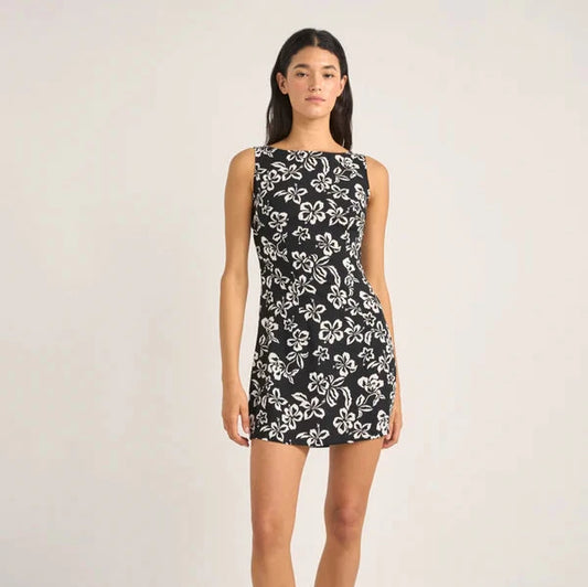 Roselle Tie Back Mini Dress