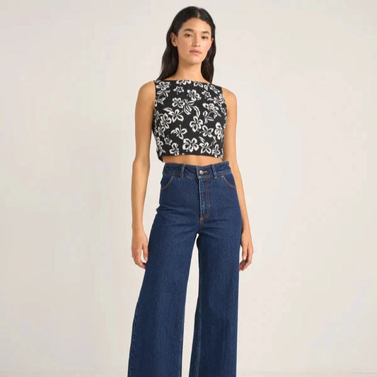 Roselle Tie Back Top