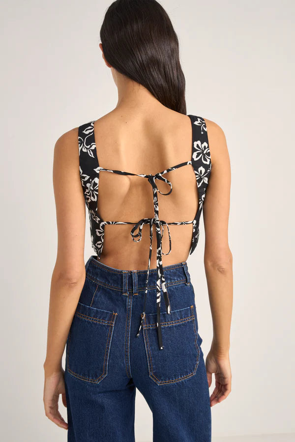 Roselle Tie Back Top
