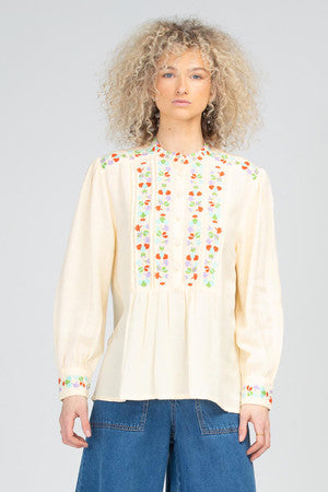 Rosemary Top - Cream