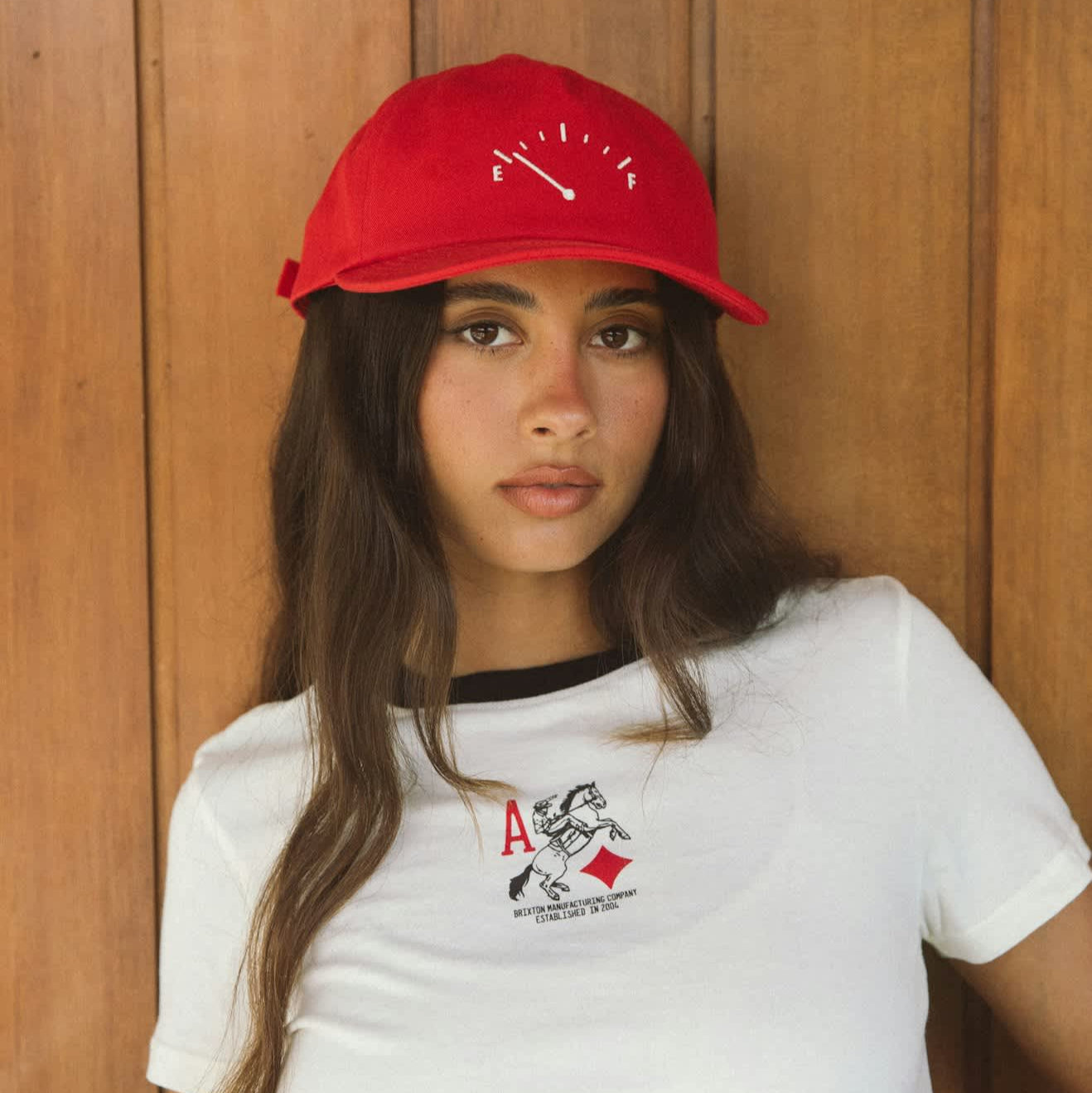 Running on Empty Hat - Crimson/White