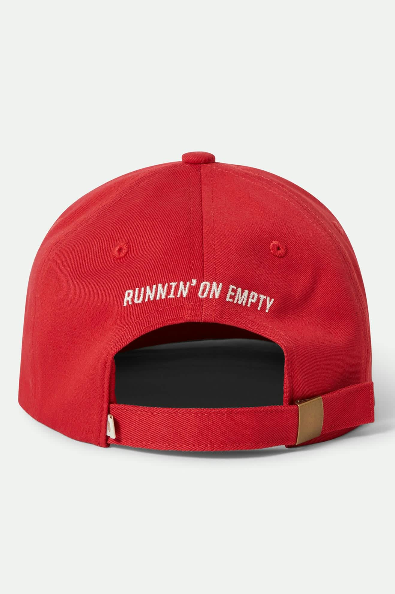 Running on Empty Hat - Crimson/White