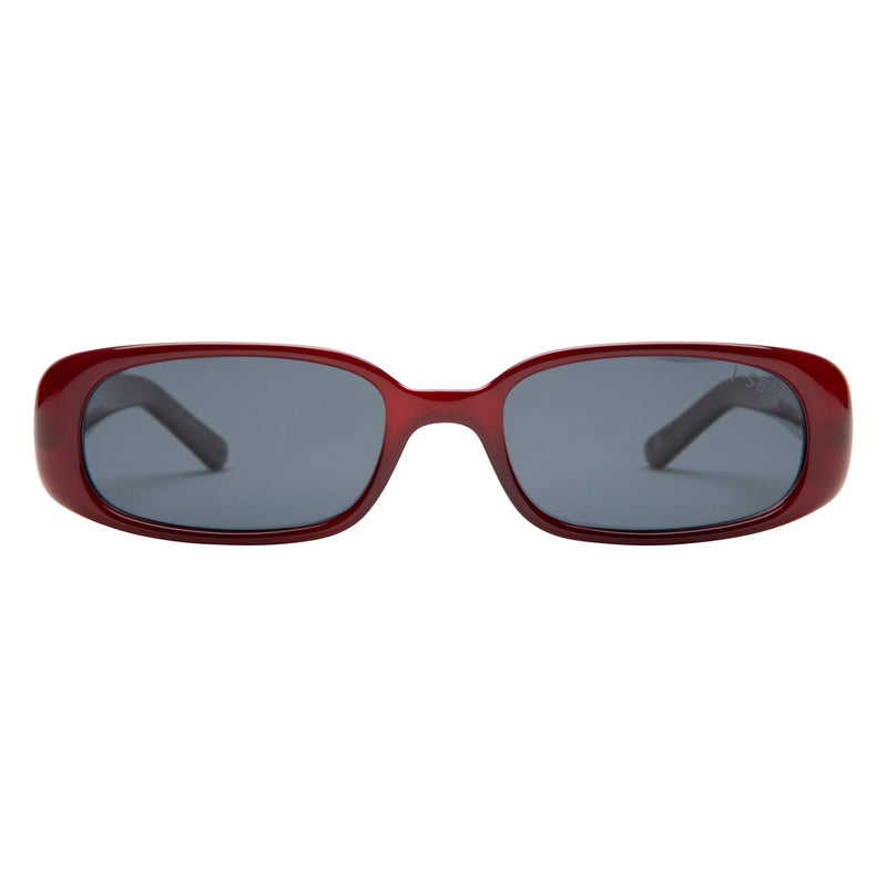 Savoy Sunglasses - Oxblood/Smoke