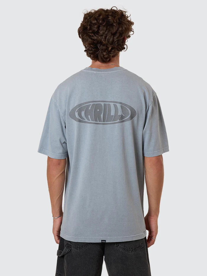 Shadowless Oversize Fit Tee - Smog