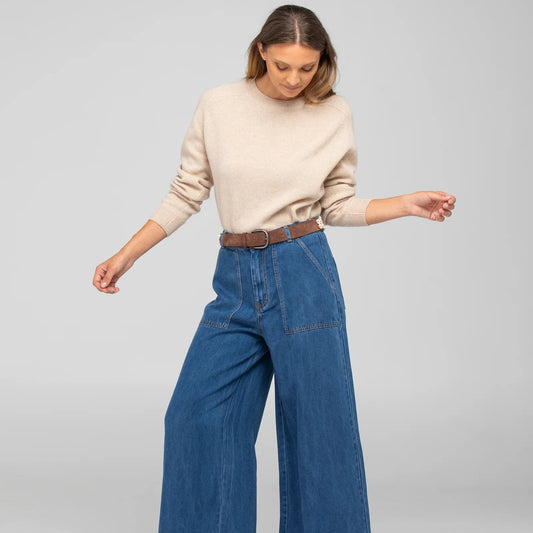 Shell belt - Shell / Suede