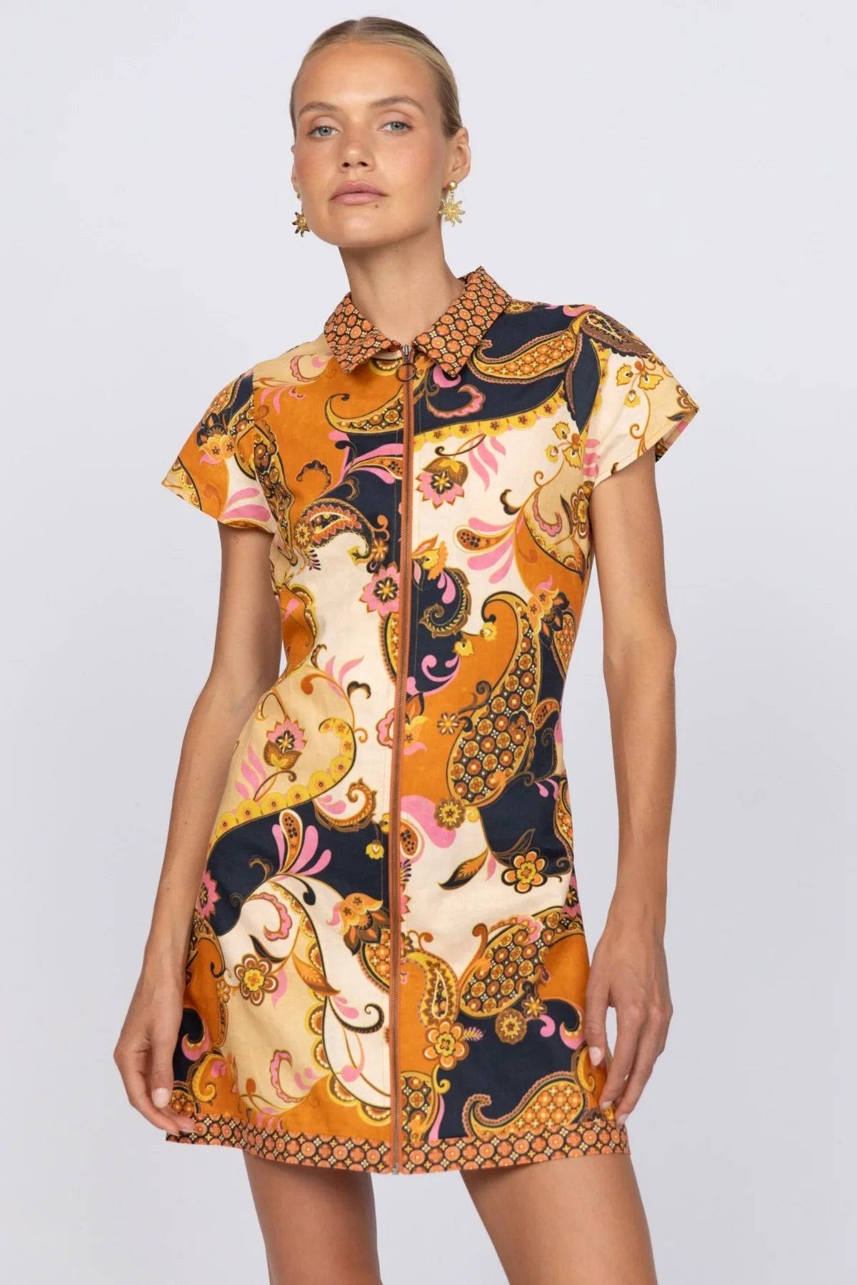 Cindy Mini Dress - Cocoa