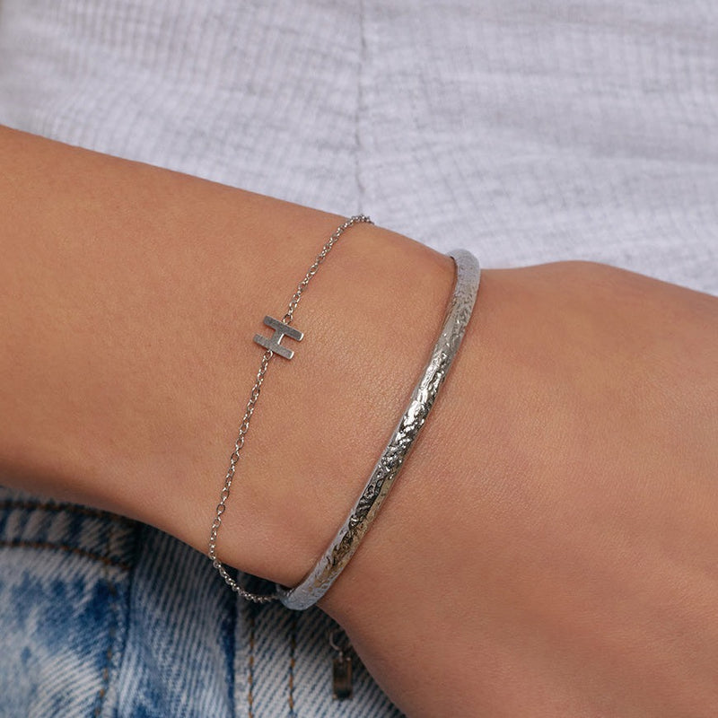 Stevie Silver Cuff Bracelet