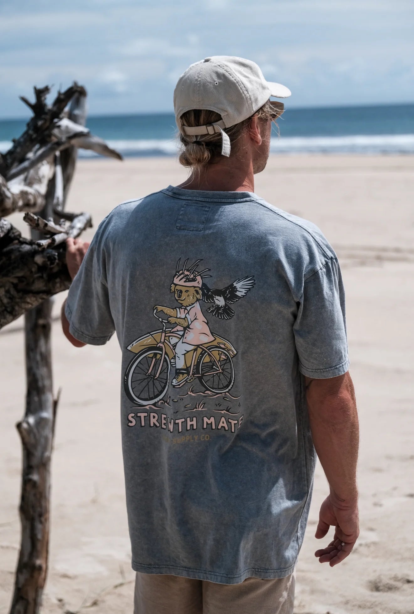 Strewth Mate Tee - Grey