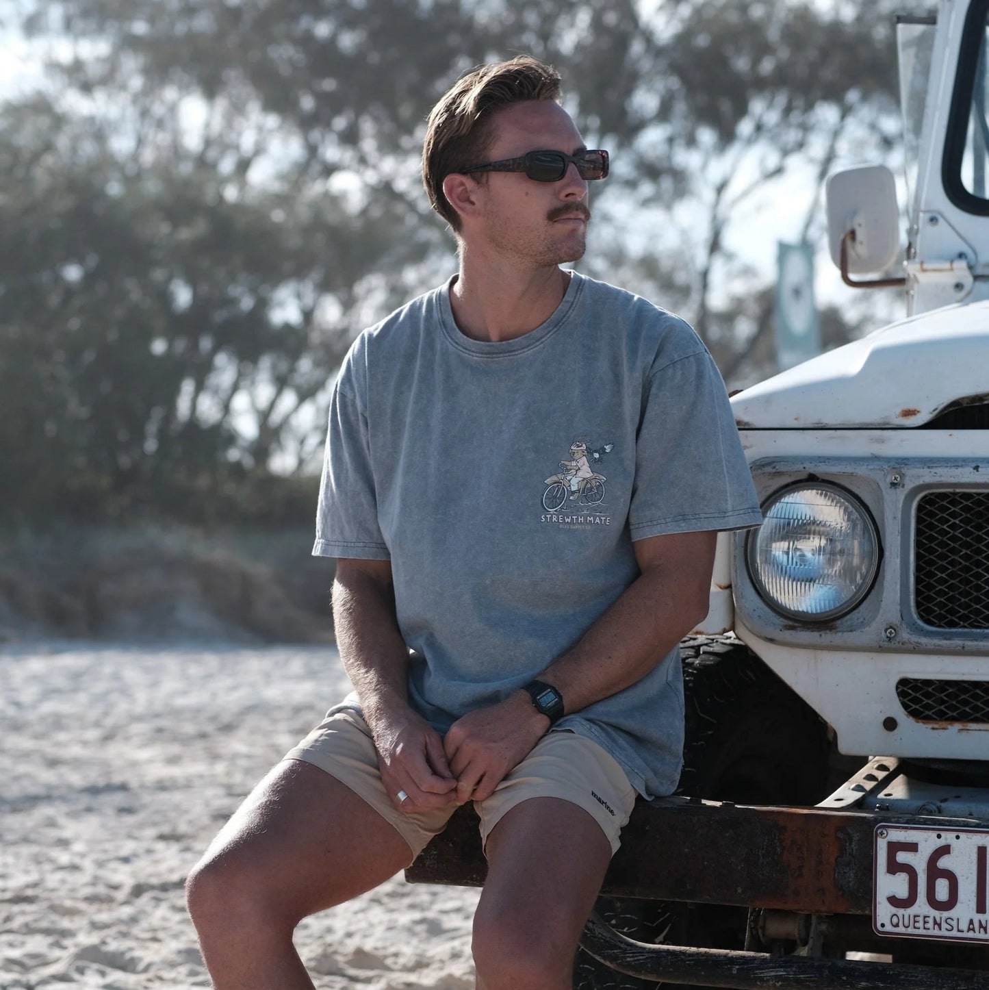 Strewth Mate Tee - Grey