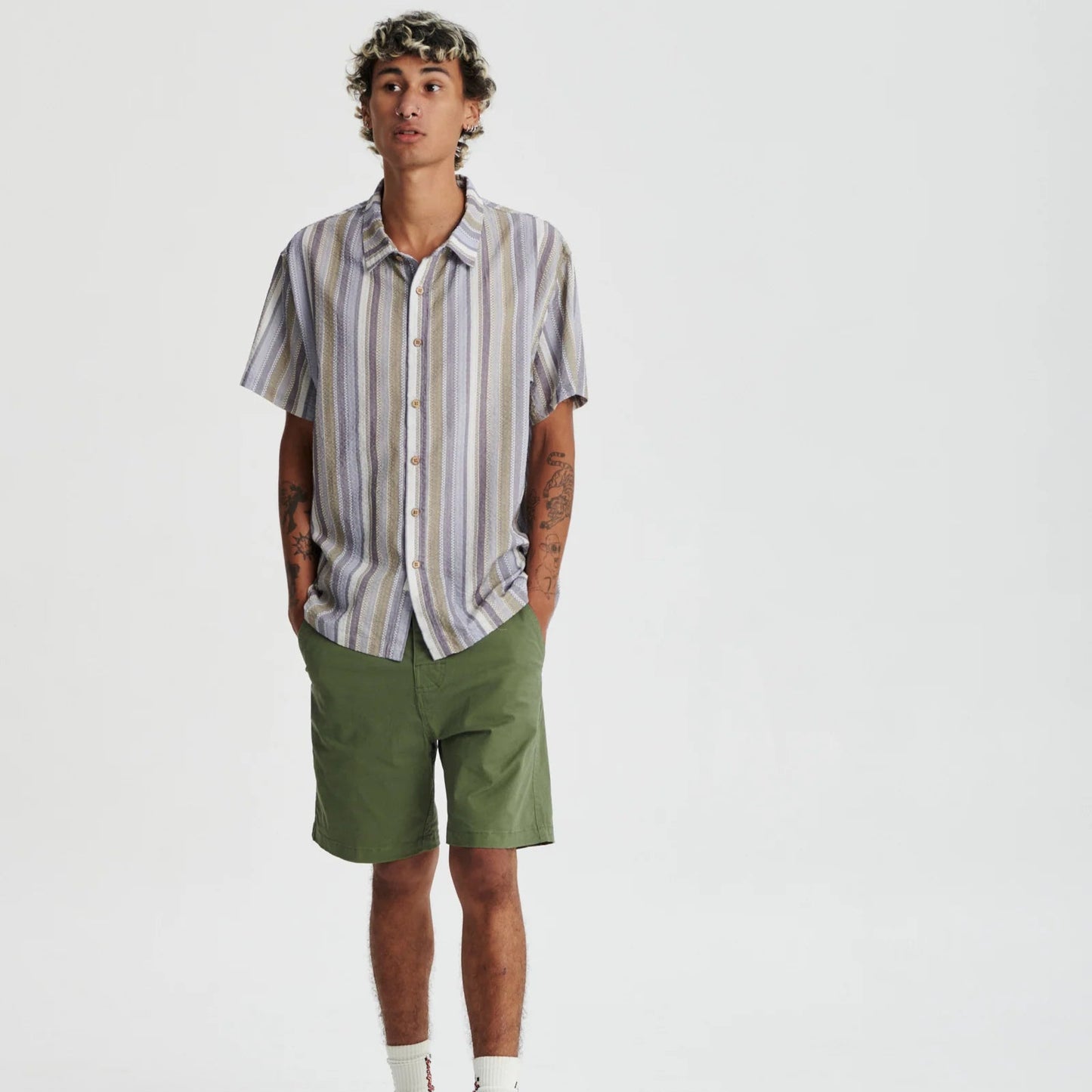 Strobe SS Shirt - Blue