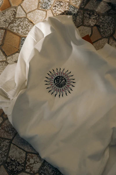 Sun Beams Vintage SS T-Shirt - Vintage White