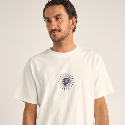Sun Beams Vintage SS T-Shirt - Vintage White