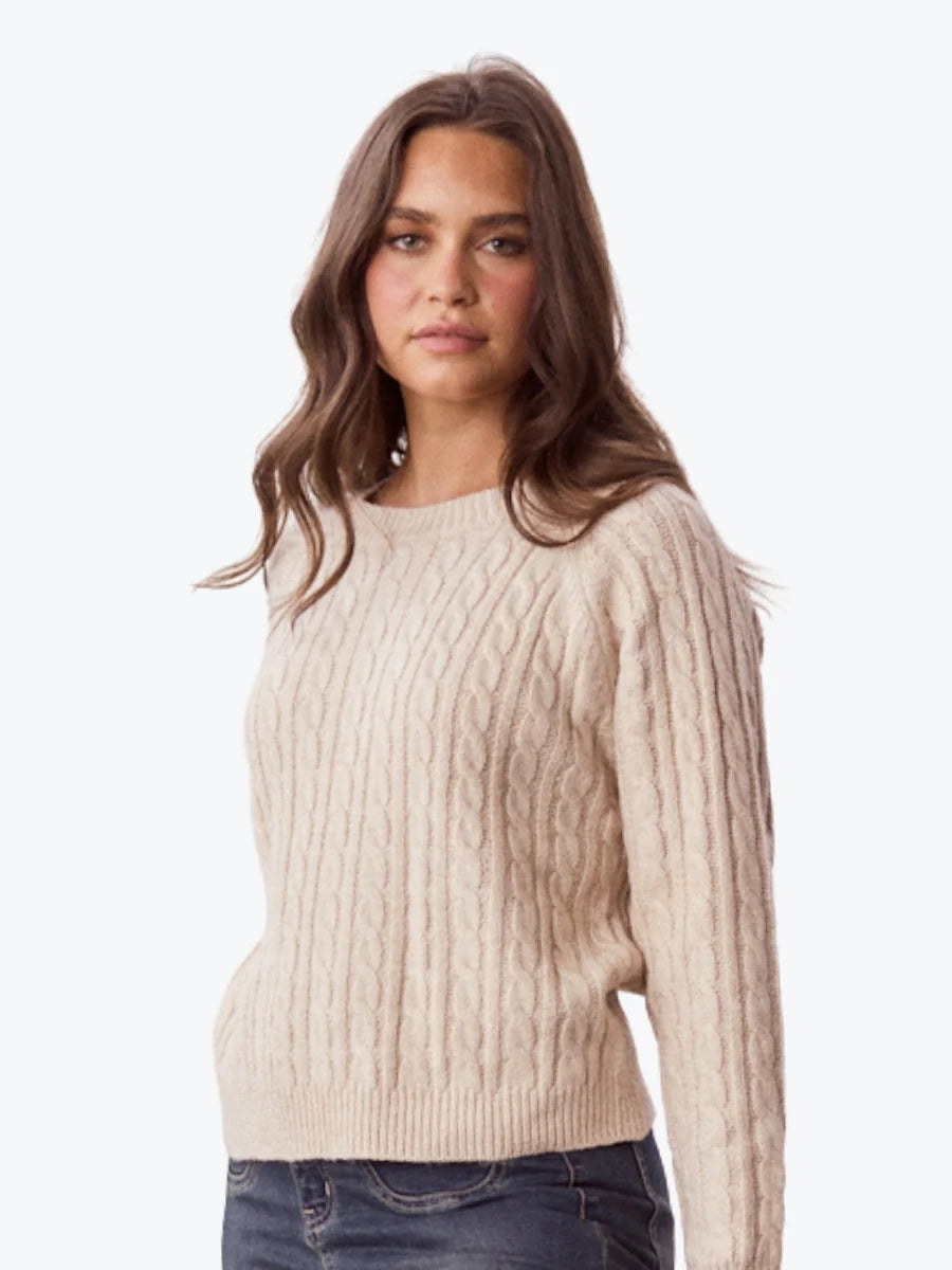 Ellie Knit - Almond Marle
