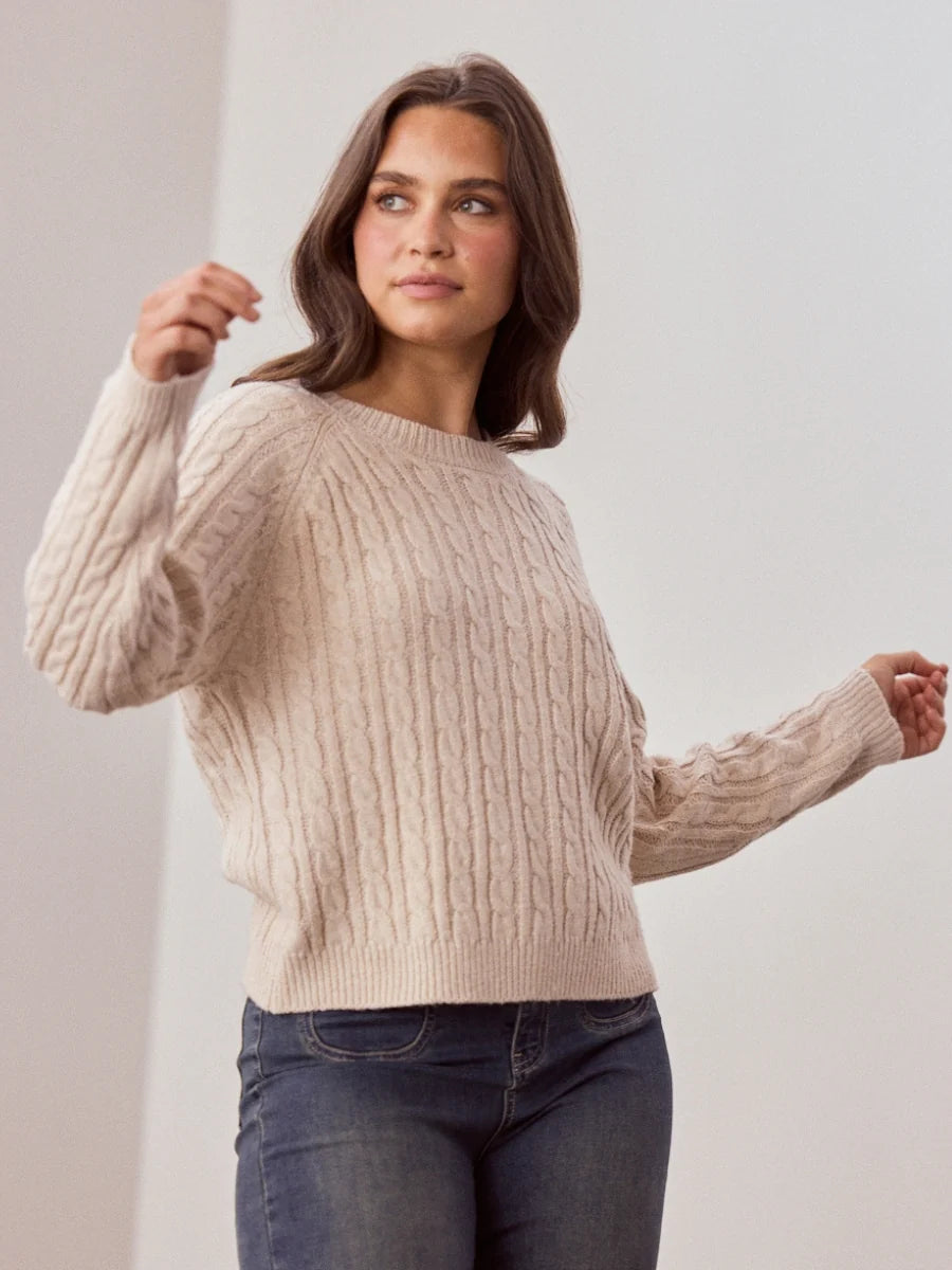 Ellie Knit - Almond Marle