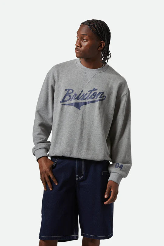 The League Broken in Crew - Heather Grey