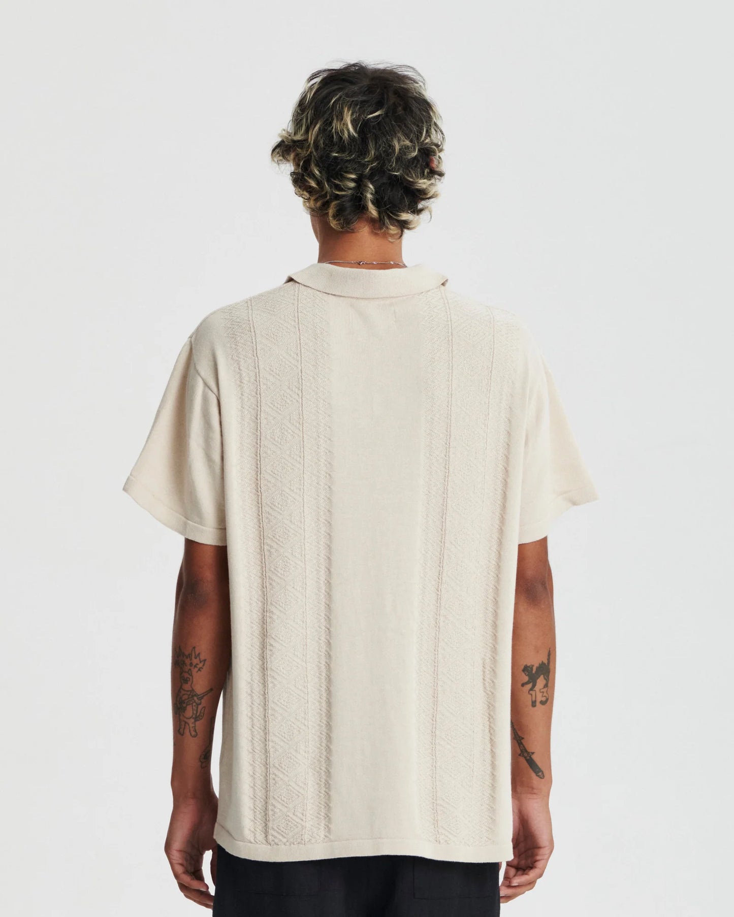Trader Knit Shirt - Ecru