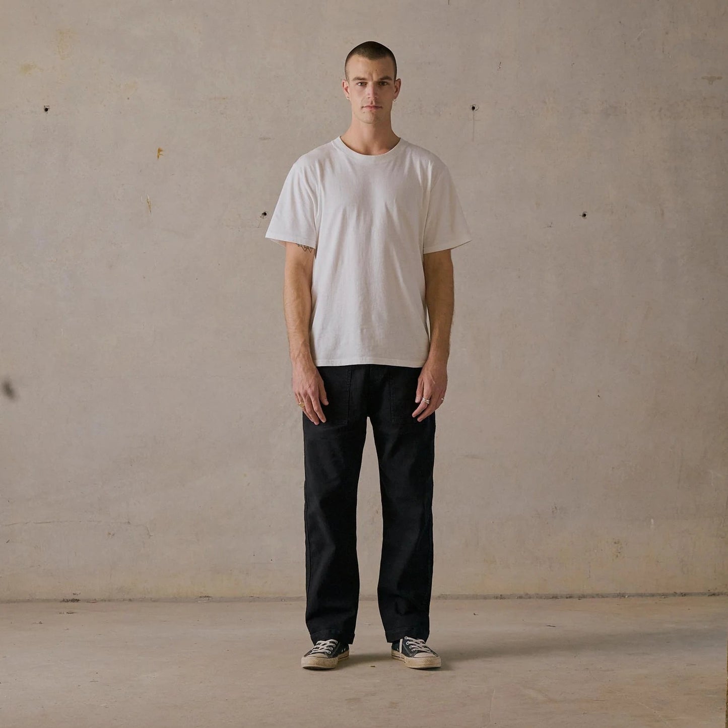 Twill Pants - Black