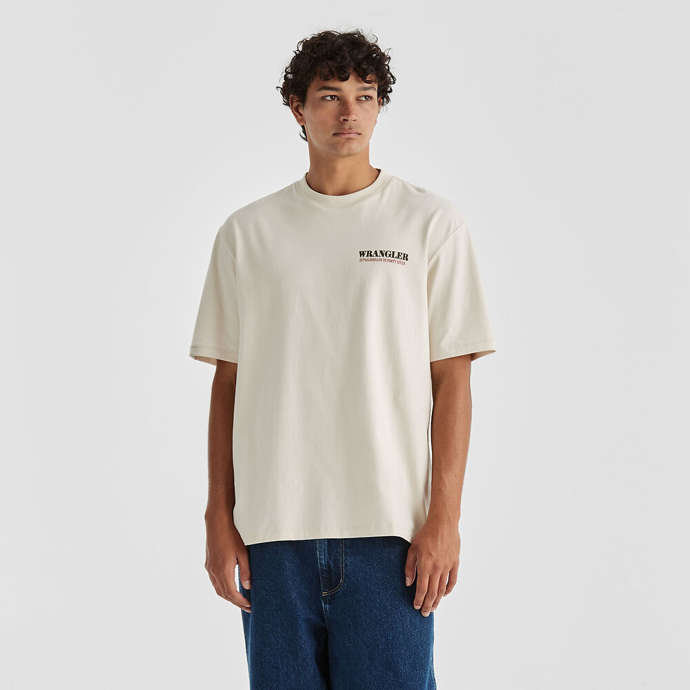 Two Hands Slacker Tee - Ecru