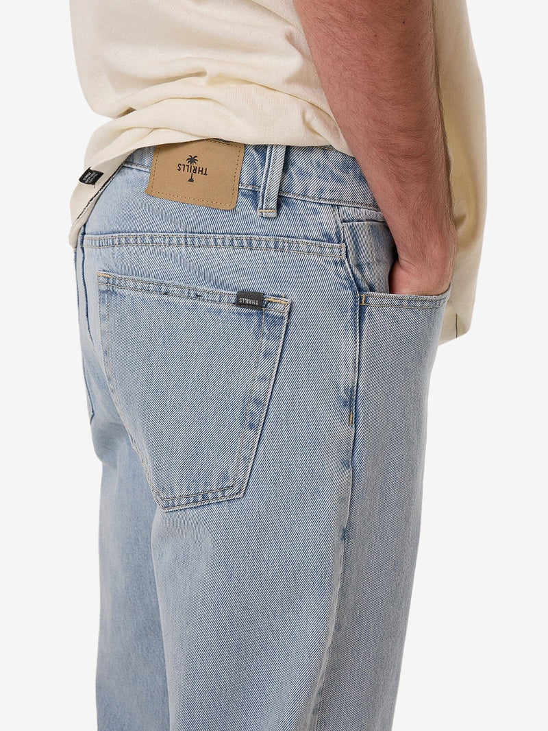 Unchopped Denim Jean - Ageless Blue