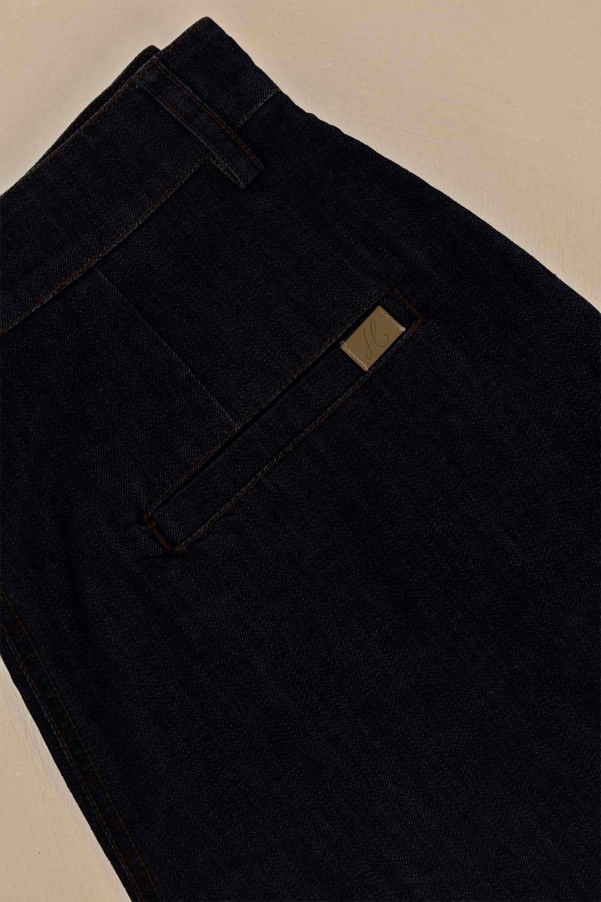 Ivy Denim Short in Dark Blue