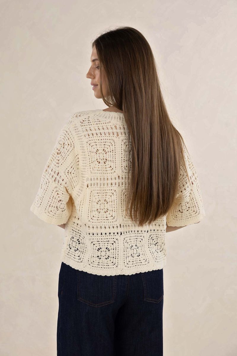 Dylan Cardigan in Cream