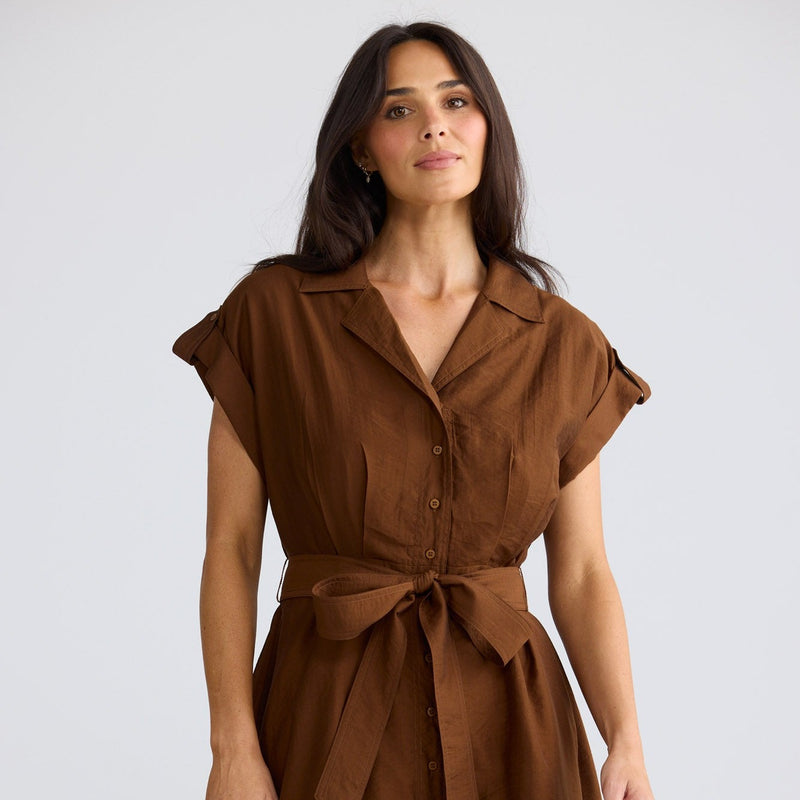 Versailles Short Dress - Bronze