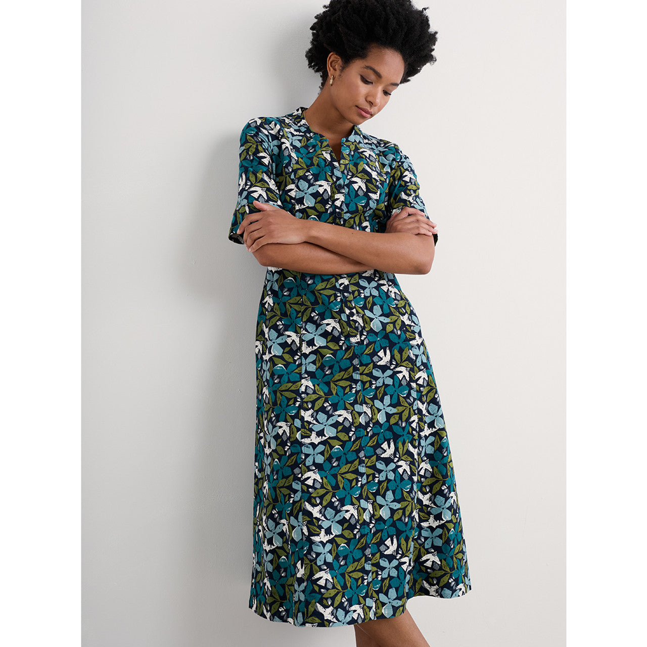 Wightwick Dress - Headland Collage Mix