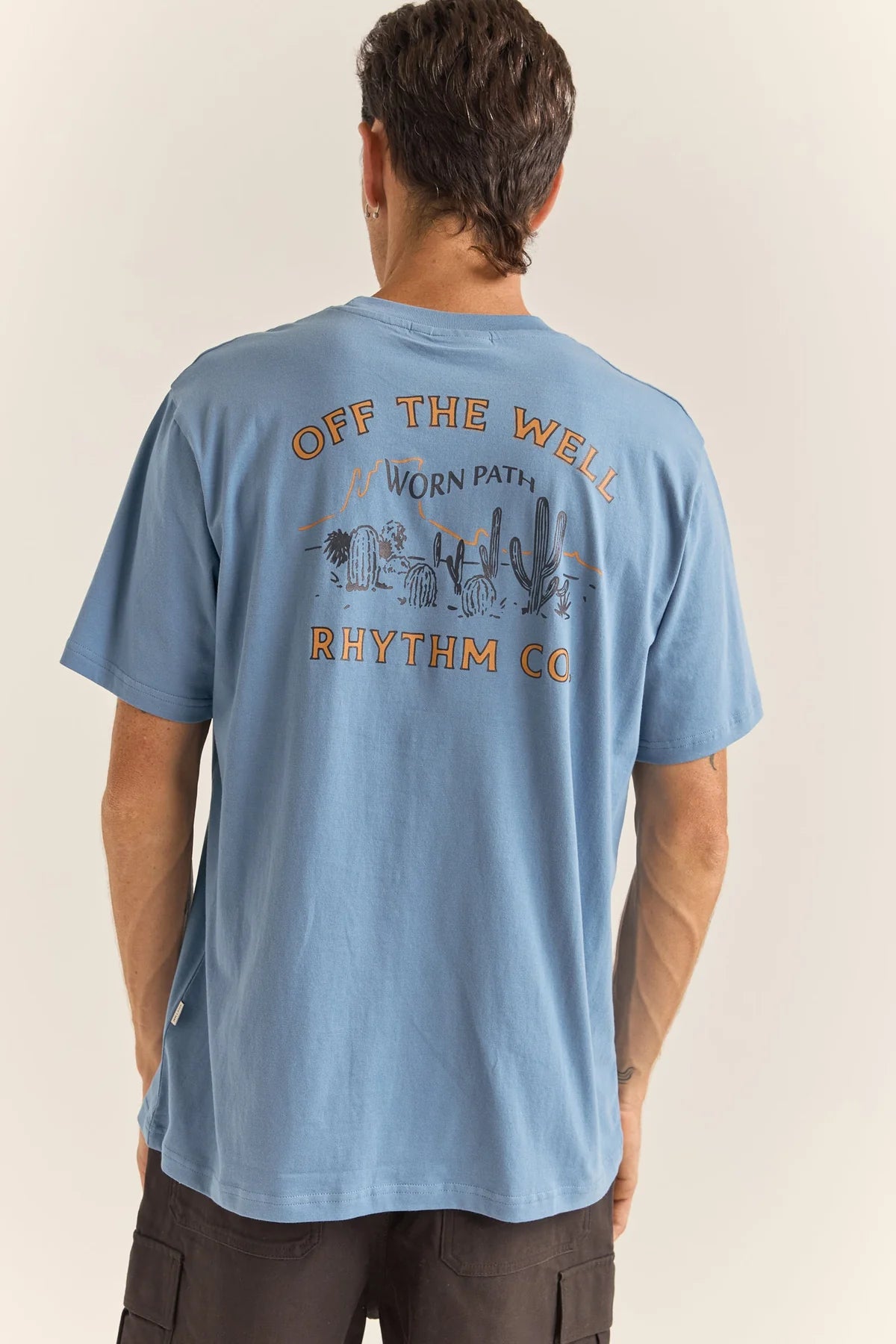 Worn Path SS T-Shirt - Sea Blue