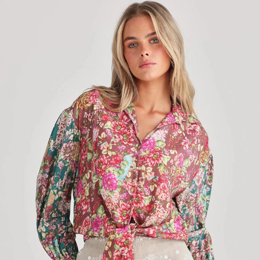 Zali Shirt- Rose Garden